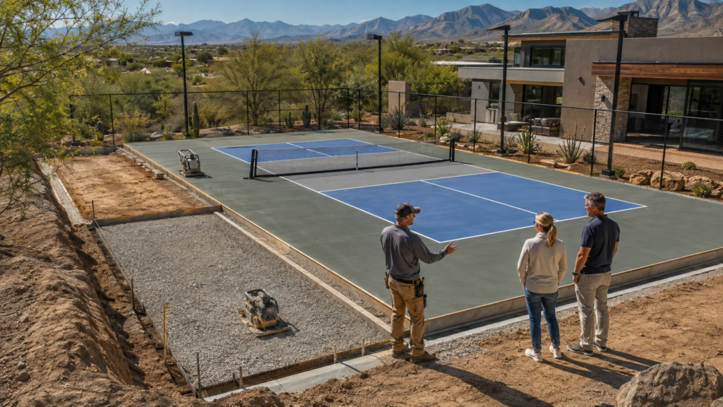 Pickleball Court Construction Cost in Arizona