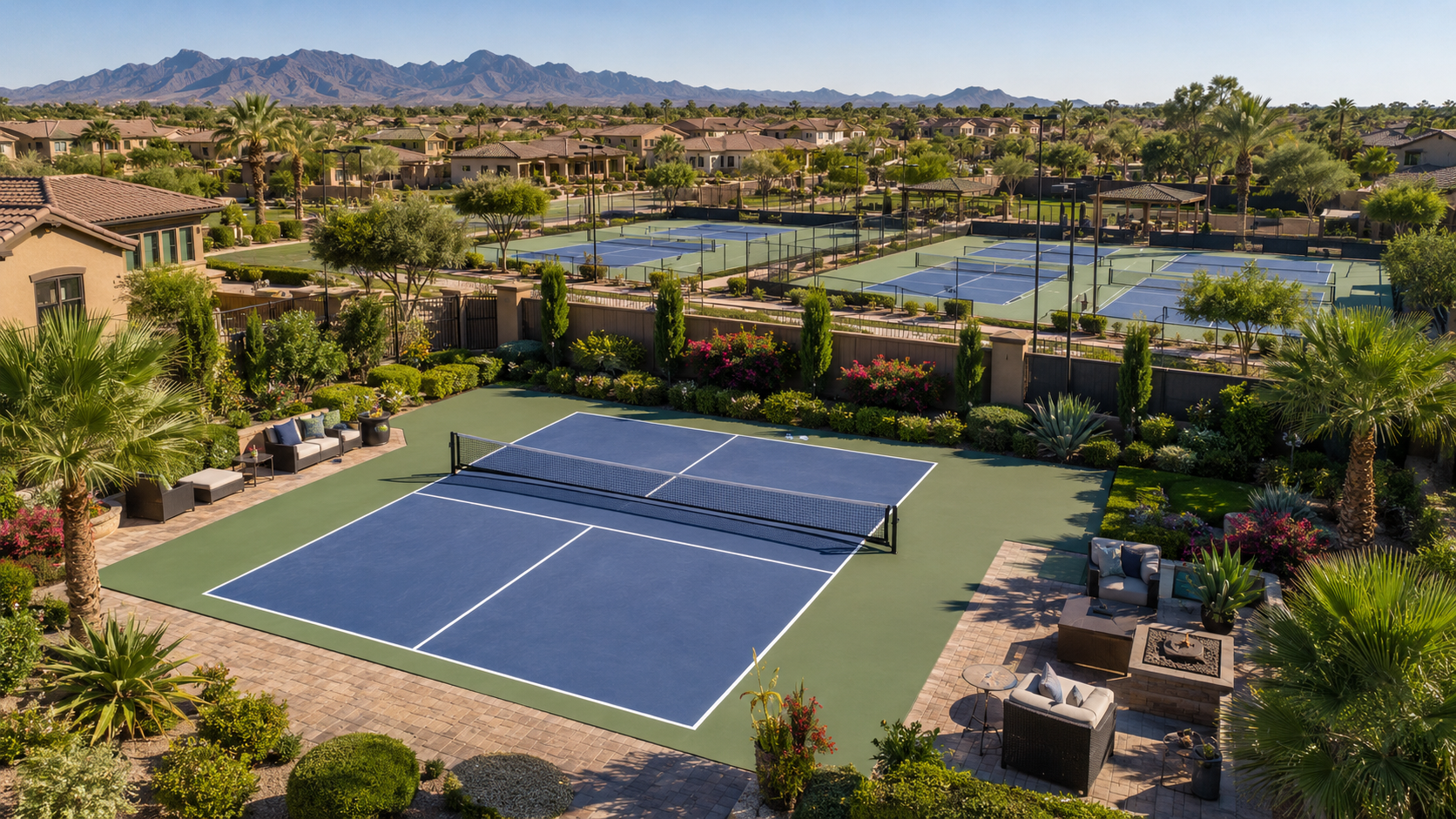 Pickleball Courts in Surprise, AZ: Public Courts and Private Backyard Court Planning