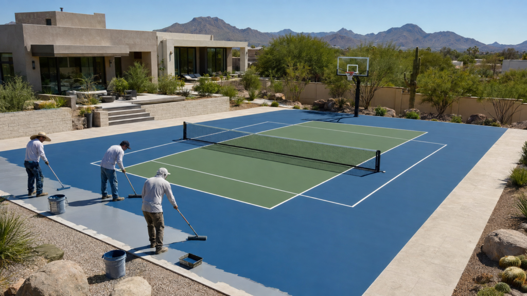 Game Court Construction in Arizona