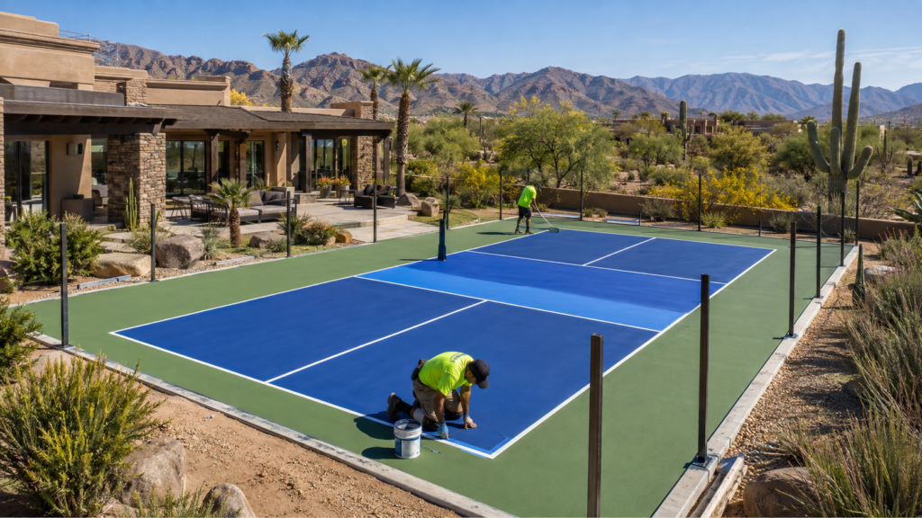 Pickleball Court Construction in Arizona