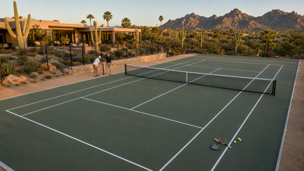Tennis Court Construction in Arizona