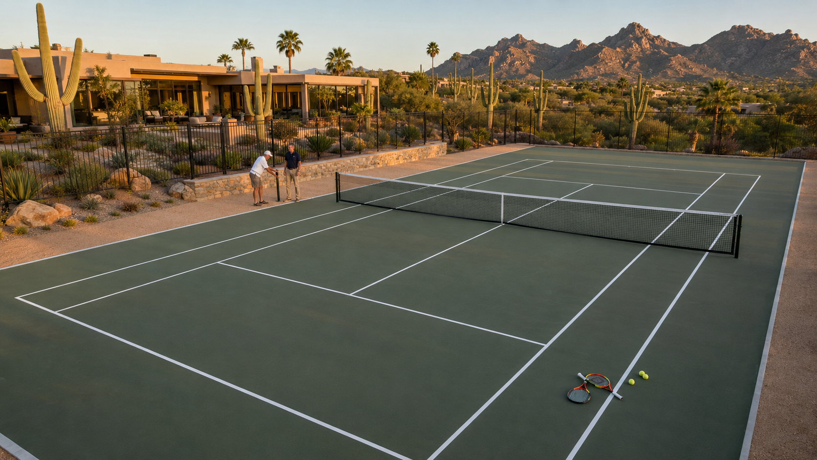 Tennis Court Construction in Arizona: Backyard and Residential Court Guide