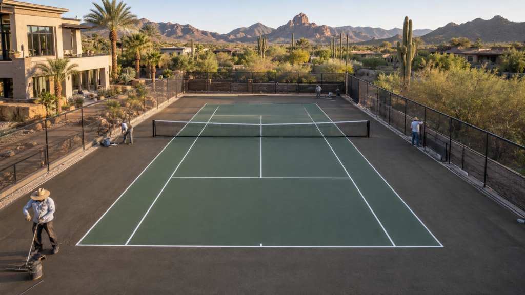 Tennis Court Builders in Arizona