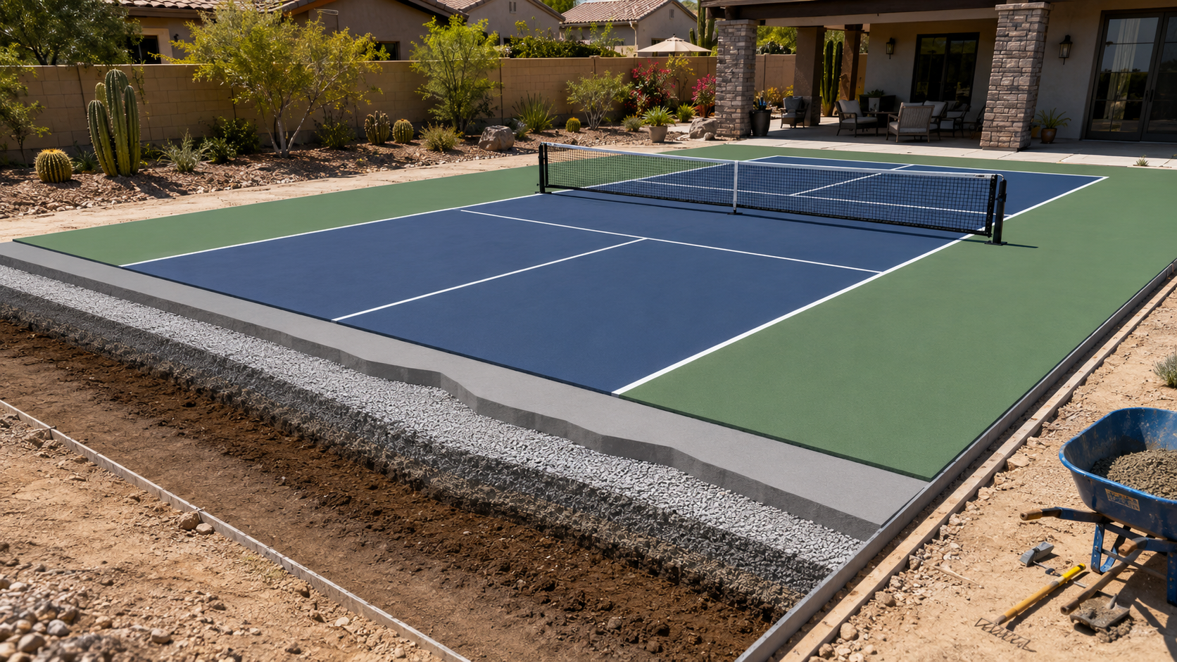 Pickleball Court Construction Specifications: Dimensions, Surface, Base, and Layout