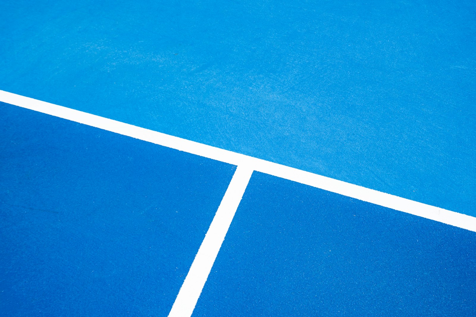 Blue and green pickleball courts built for regular home use