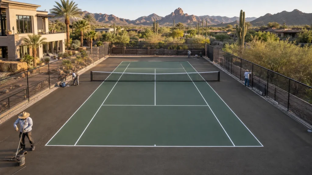 Tennis Court Builders in Arizona
